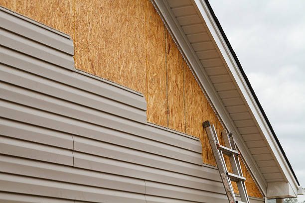 Professional Siding Repair technician working in Tolland, CT